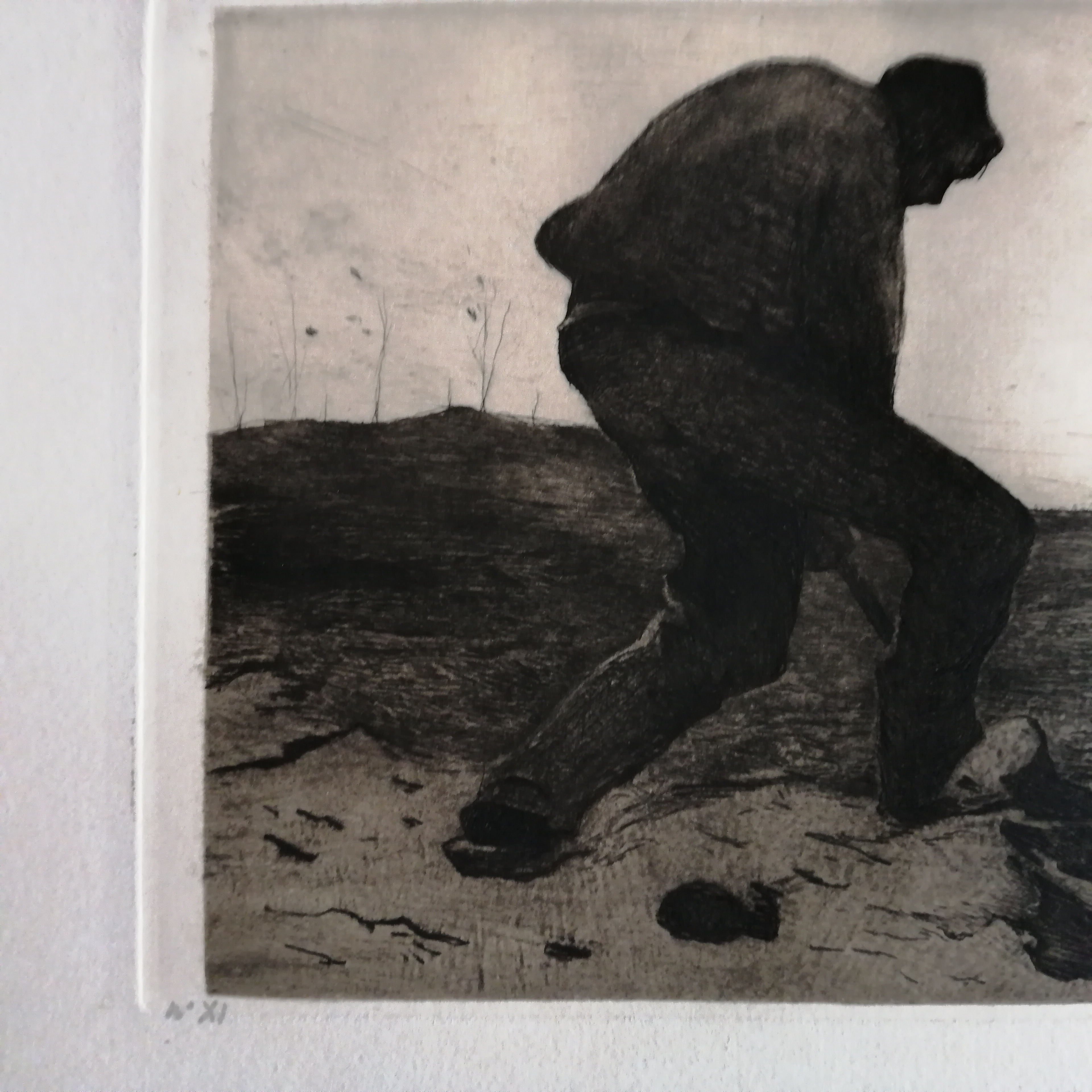 Willem Witsen - Heiwerker naar rechts kopen? Bied vanaf 175!