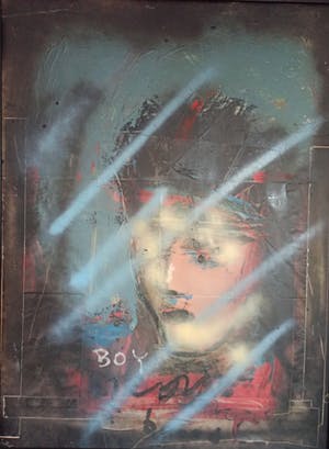 Herman Brood - Boy George, origineel schilderij kopen? Bied vanaf 995!