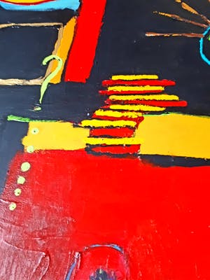 Olga Dengo - Z.T. Abstract figuur - Zeer groot - Nieuw kopen? Bied vanaf 400!