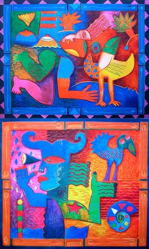 Clemens Briels - El rey de los mares / Islas flotantes de Caribe verkocht voor € 100!