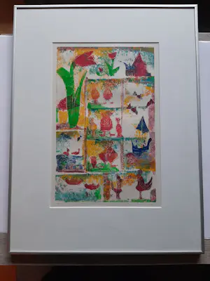 Lia van Leeuwen - Kleuren ets, Voor elkaar kopen? Bied vanaf 35!