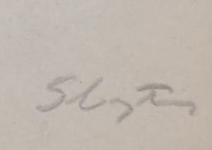 Jan Sluijters (jr.) - Tekening, Staand naakt kopen? Bied vanaf 40!