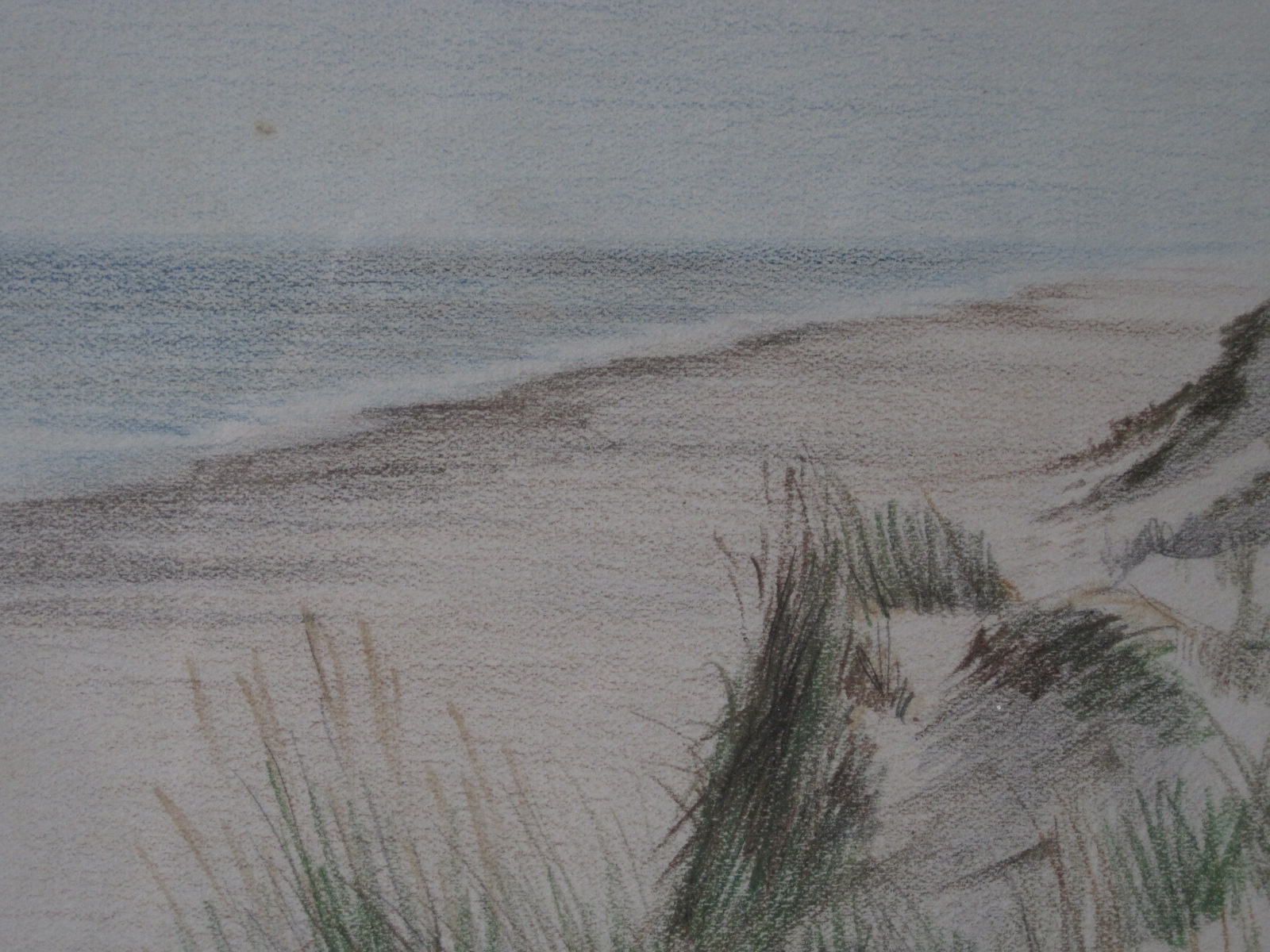 Sjoerd de Vries - gesigneerde Aquarel van Duinlandschap op Terschelling in 1945  kopen? Bied vanaf 1!