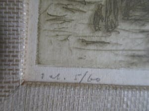 Etienne Bosch - Ingelijste ets kopen? Bied vanaf 1!