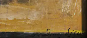 Jean-Christophe Donnadieu - Mega groot olieverf "nature morte aux buste bleu" gesigneerd kopen? Bied vanaf 91!