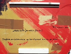 Robert Wevers - Helmholtz’ paradijs, acrylverf en inktjet op honingraat karton kopen? Bied vanaf 375!