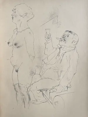 Georg Grosz - Seltene komplette Erstausgabe D von "Ecce Homo" 1922 Malik Vintage 84 Lithos kopen? Bied vanaf 2100!