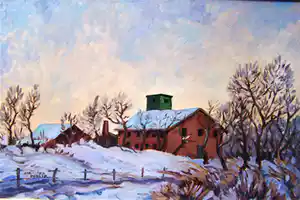 Jan Dekker - Winter in Bakkum verkocht voor € 70!