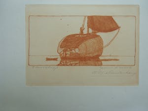 Wijnand Otto Jan Nieuwenkamp - HOOISCHEEPJE /// KLEURENETS VAN WOJ NIEUWENKAMP kopen? Bied vanaf 80!