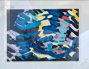 Karel Appel - Zeefdruk, Uit de 'Stripes' serie - 31/77 - handgesigneerd kopen? Bied vanaf 475!