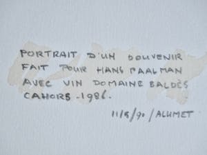 Alumet - Vijf aquarellen "Portret d'un souvenir" kopen? Bied vanaf 45!