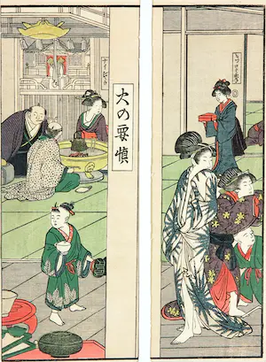 Katsushika Hokusai - Houtdruk, geen titel kaufen? Bieten Sie von 80!