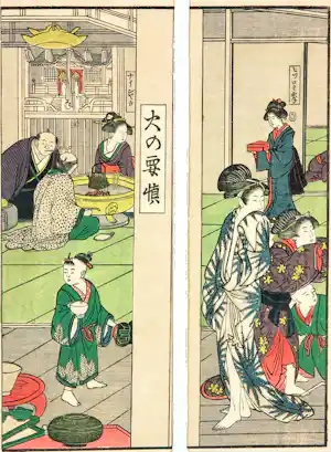 Katsushika Hokusai - Houtdruk, geen titel verkocht voor € 72!