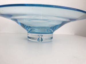 Krosno - Blauw glazen Krosno schaal voor ING kopen? Bied vanaf 35!