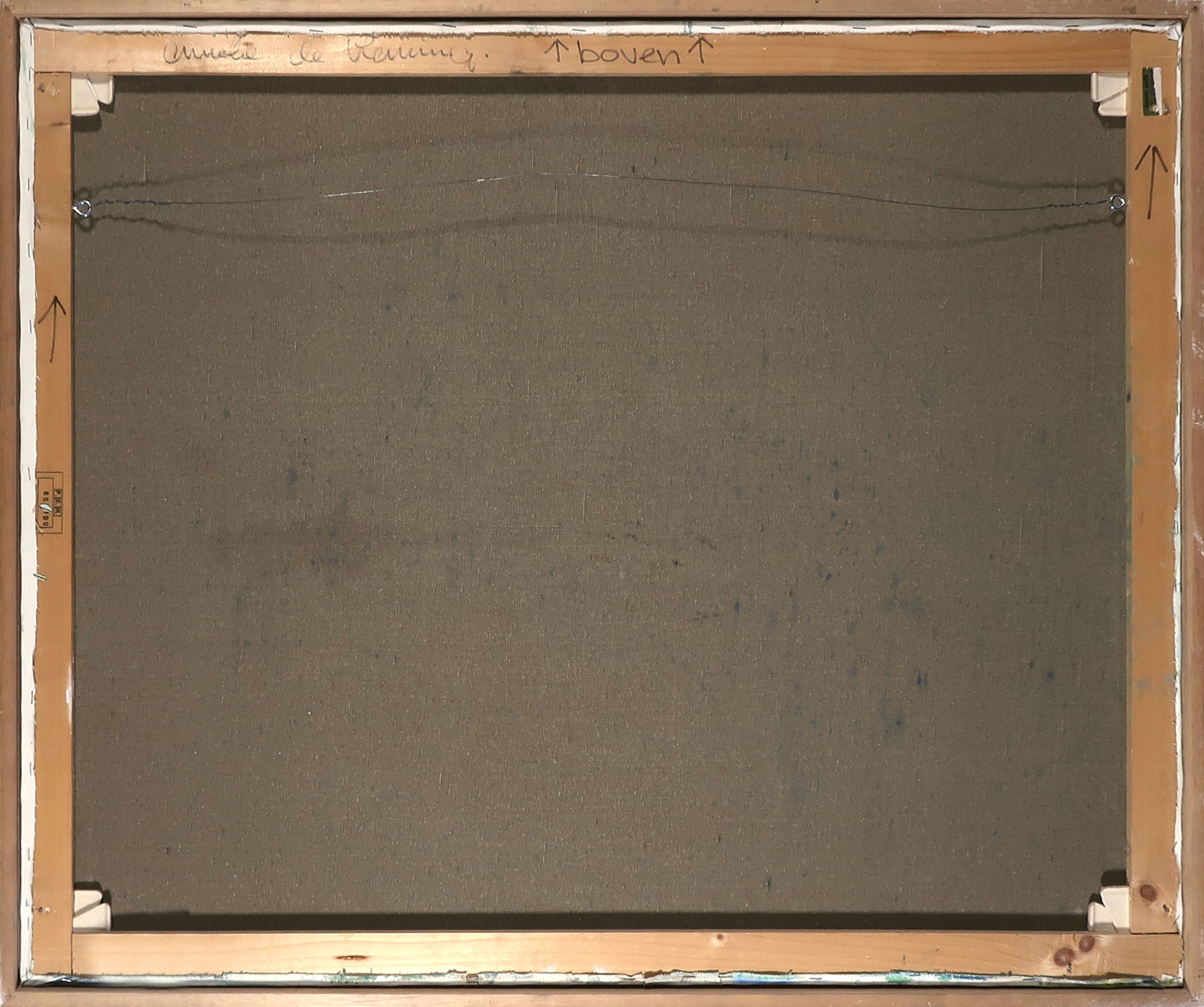 Anneke de Vlaming - Olieverf op doek, Zonder titel - Ingelijst (Groot) kopen? Bied vanaf 1!