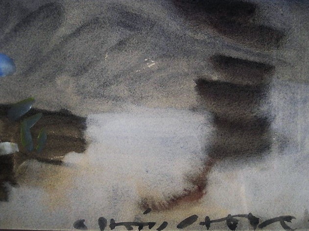 Hein Stork - Fascinerend impressionistisch Aquarel "Duin en bos landschap Noord-Holland"  kopen? Bied vanaf 570!