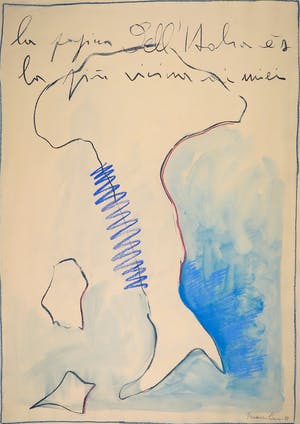 Francesco Caraccio - Gouache en krijt op papier, Italy (Groot) kopen? Bied vanaf 1!