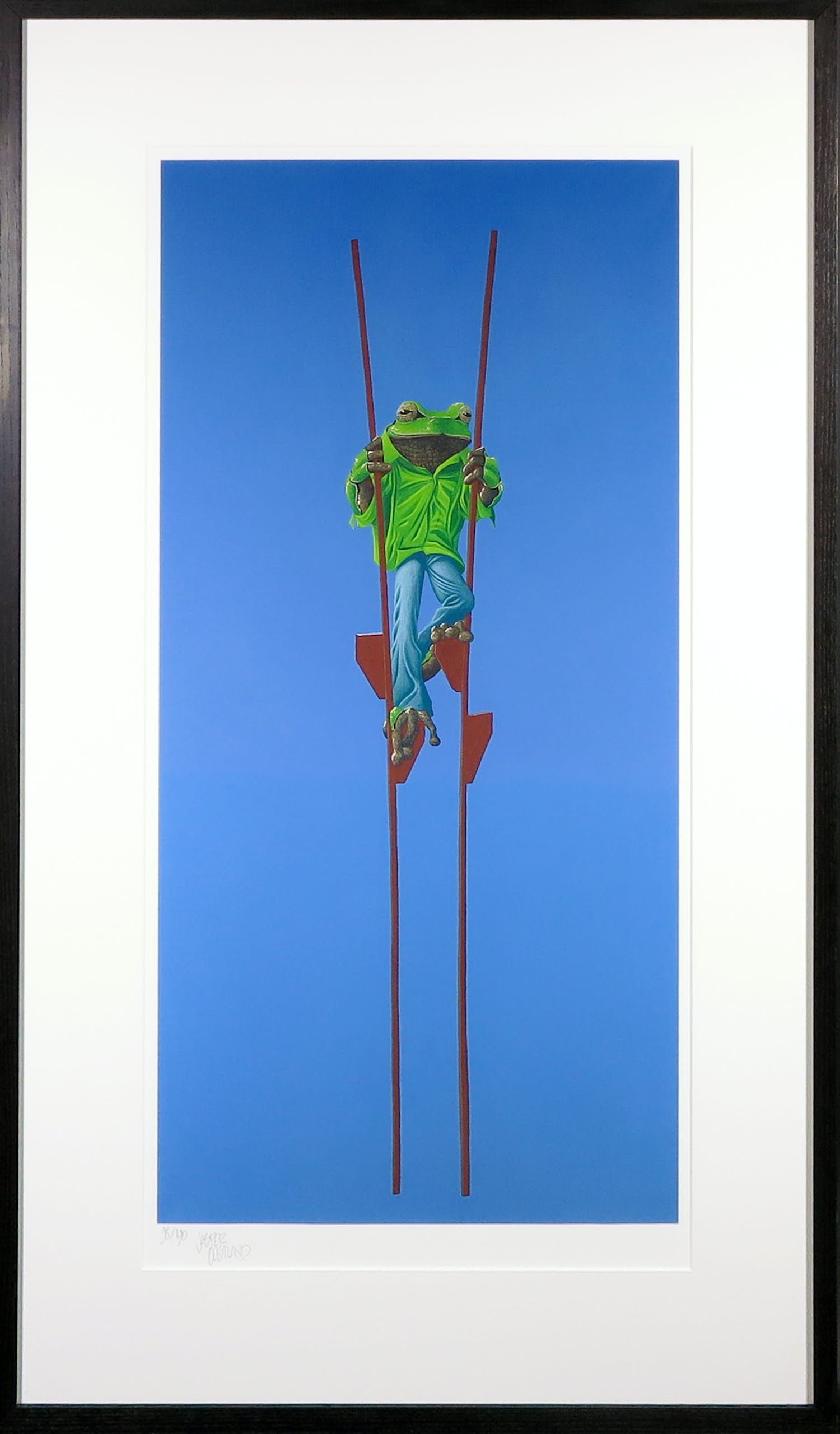 Jasper Oostland - Giclee, Hyla arborea - Ingelijst (Groot) kopen? Bied vanaf 35!