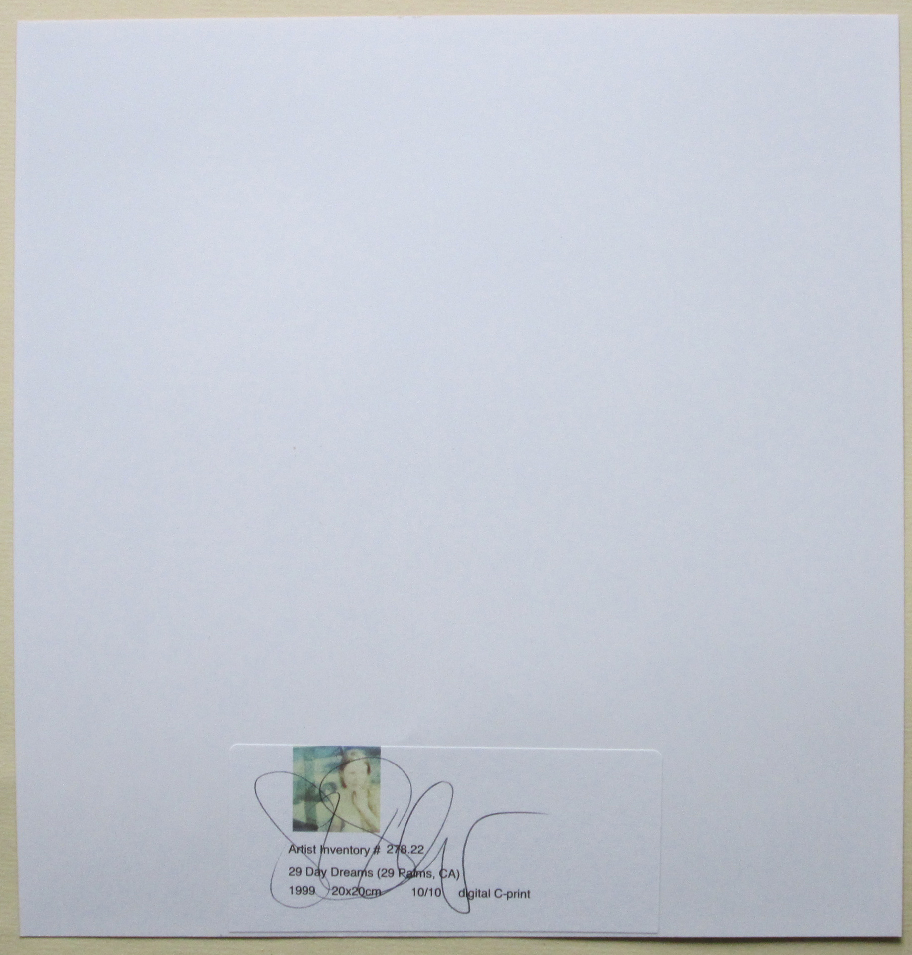 Stefanie Schneider - 29 Day Dreams - C-print oplage 10/10 - 1999 handgesigneerd kopen? Bied vanaf 75!