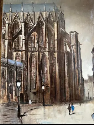 Rein Snapper - Stadsgezicht met Utrechtse dom kopen? Bied vanaf 100!