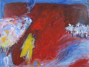 Franscz Witte - Olieverf op papier, De Jacht - ingelijst kopen? Bied vanaf 1!