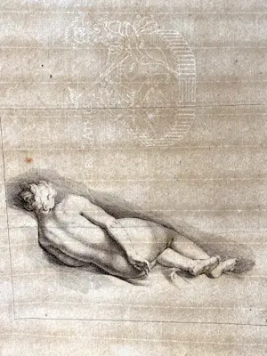 Abraham Bloemaert - Liggend Naakt kopen? Bied vanaf 49!