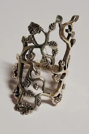 nieuwe Vintage zilveren handgemaakte echte Zwitserse filigraan  setting kopen? Bied vanaf 80!