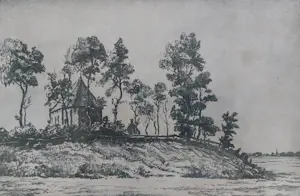 Riekele Prins - Landschap bij Jannum kaufen? Bieten Sie von 50!