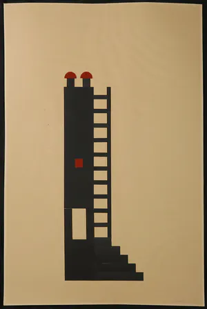Barbara Kletter - Collage op papier, Zonder titel IV kopen? Bied vanaf 50!