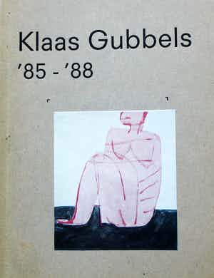 Klaas Gubbels - boekje met potloodtekening: vrouw op tafel - 1988 verkocht voor € 50!