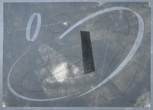 Marius Quee - Gemengde techniek op papier, Zonder titel kopen? Bied vanaf 60!