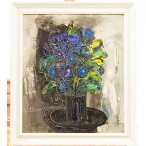 Gust Van Steenwegen - Bloemstilleven, 1968 kopen? Bied vanaf 225!