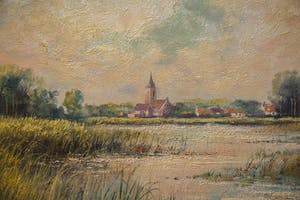 Jan Beaufort - polderlandschap kopen? Bied vanaf 1!