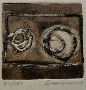 Joseph Demarais - Unbekannt (Abstraktes Werk), 3D Intaglio verkauft für € 45!