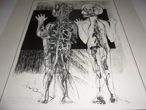 Aat Verhoog - Zonder Titel - Litho - 75/100 - Gesigneerd kopen? Bied vanaf 30!