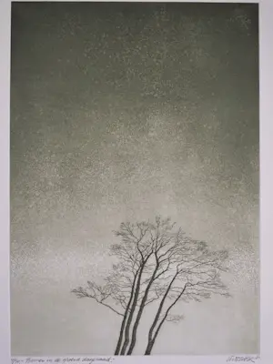 Abraham Lüttger - Bomen in de groene dageraad kopen? Bied vanaf 70!