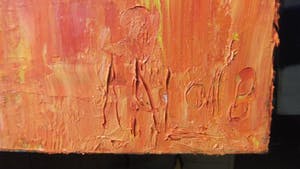 Niet of onleesbaar gesigneerd - abstract kleuren spel kopen? Bied vanaf 10!