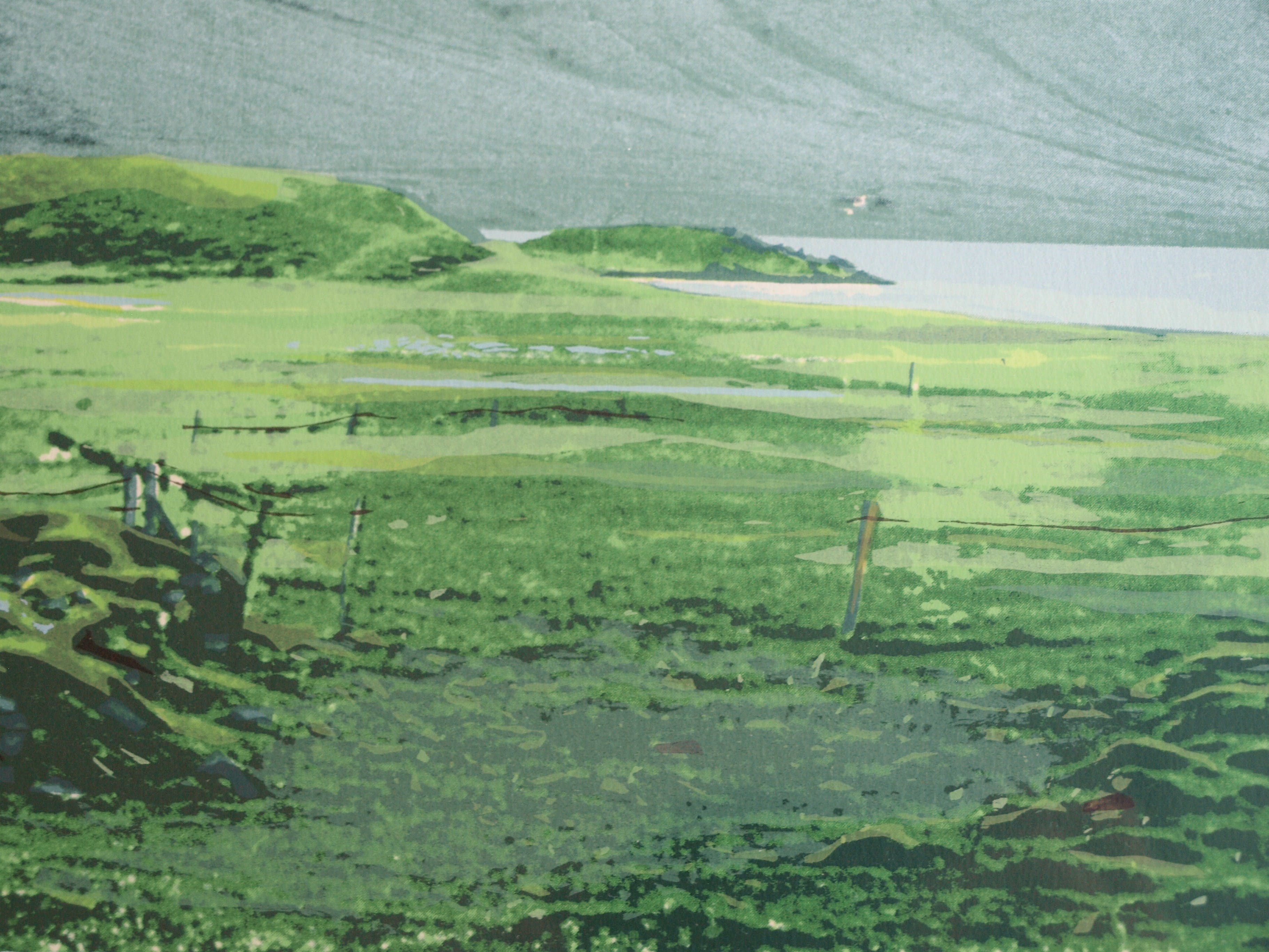 Marian Plug - Zeefdruk , IJsland I – gesigneerd & ingelijst – 1982 kopen? Bied vanaf 30!