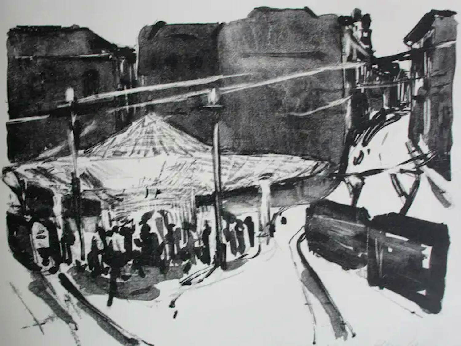 Jeroen Hermkens - Litho: Tien steden, Zürich - 1988 kopen? Bied vanaf 50!