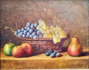 Hans Habraken - Stilleven van fruit verkocht voor € 100!