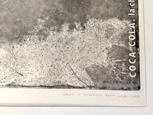 Walter Lentjes - Aquatint, Ingelijst - Kleine oplage kopen? Bied vanaf 45!