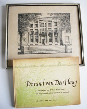 Buy Willem Minderman - [2x] - litho uit 1952 en boek uit 1950? Bid from 35!