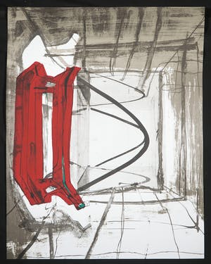 Eva Durlacher - Litho, Het podium is weer open kopen? Bied vanaf 1!