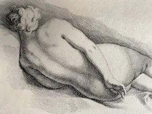 Abraham Bloemaert - Liggend Naakt kopen? Bied vanaf 49!