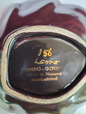 Plateelbakkerij Flora - Gouda Jumbo schaaltje "lente" kopen? Bied vanaf 1!