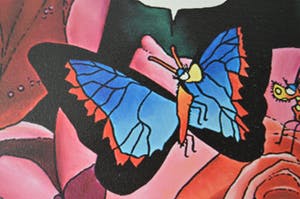 Toon van Driel - Vlinder - Giclée - ingelijst - 55 ex. kopen? Bied vanaf 50!