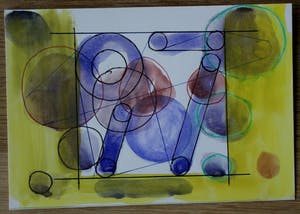 Johan van Oord - Gemengde techniek op een kaart kopen? Bied vanaf 52!