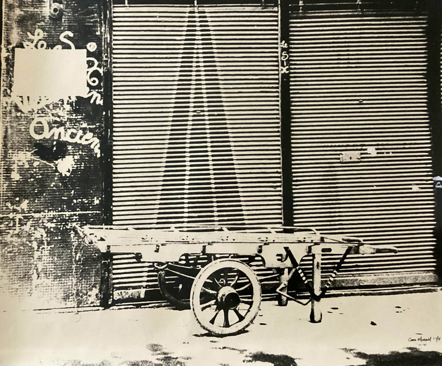 Cees Morsch - Surreeel stadsgezicht met brancard kopen? Bied vanaf 30!