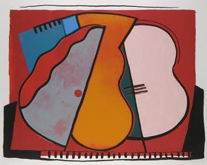 Wil Klaassen - Zeefdruk, Zonder titel - Ingelijst kopen? Bied vanaf 1!