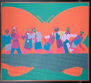 Wim Bors - Acryl op doek, Zonder titel - Ingelijst (Groot) kopen? Bied vanaf 1!